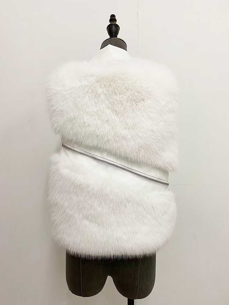 Gilet pelliccia rockzip