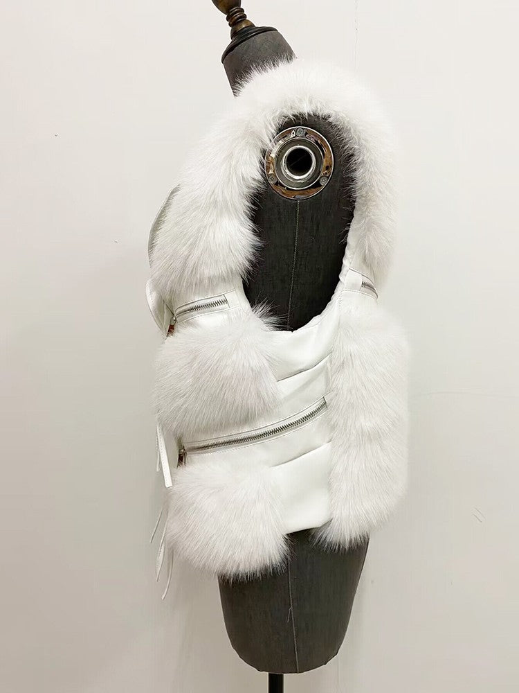 Gilet pelliccia rockzip