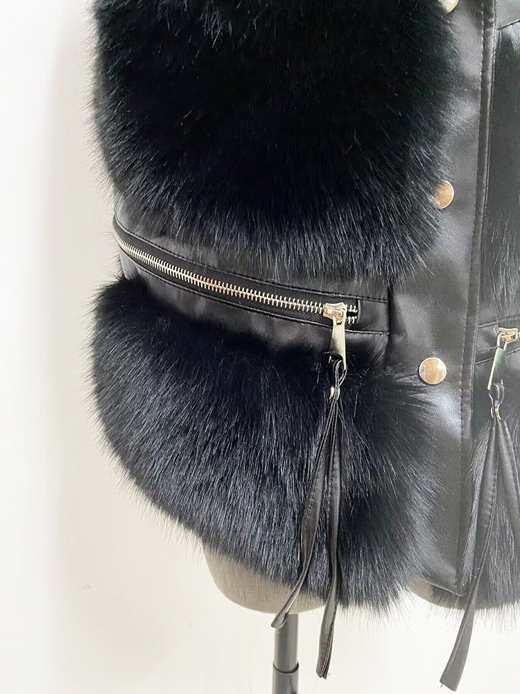 Gilet pelliccia rockzip