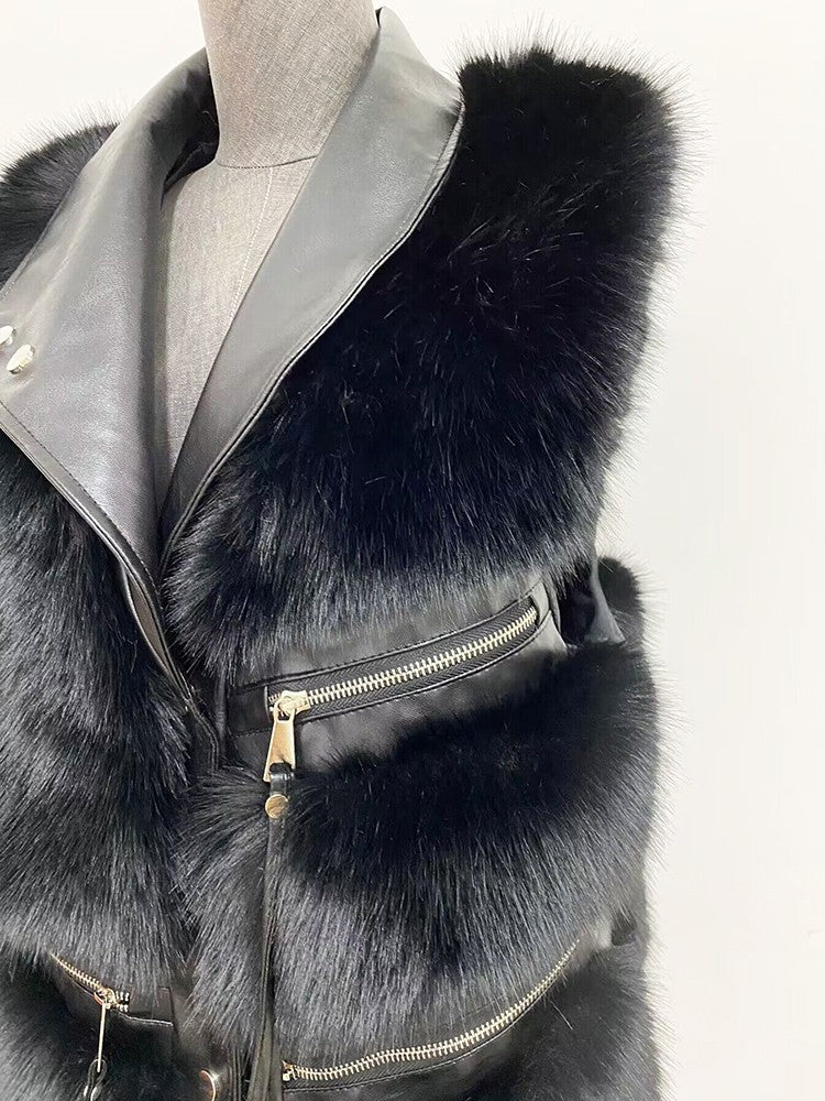 Gilet pelliccia rockzip