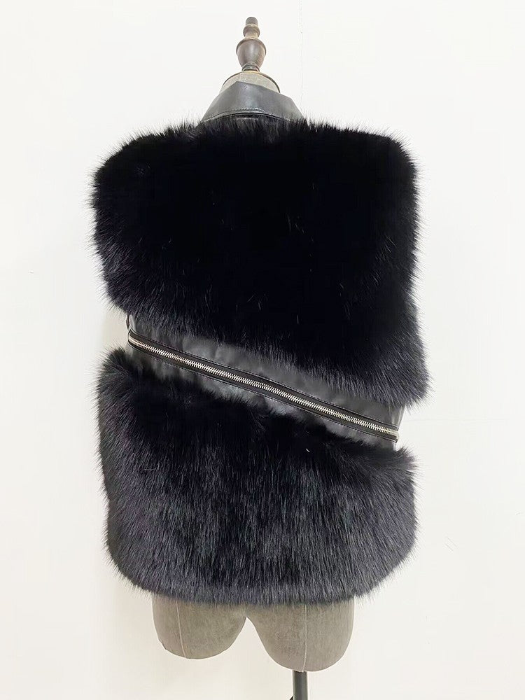 Gilet pelliccia rockzip