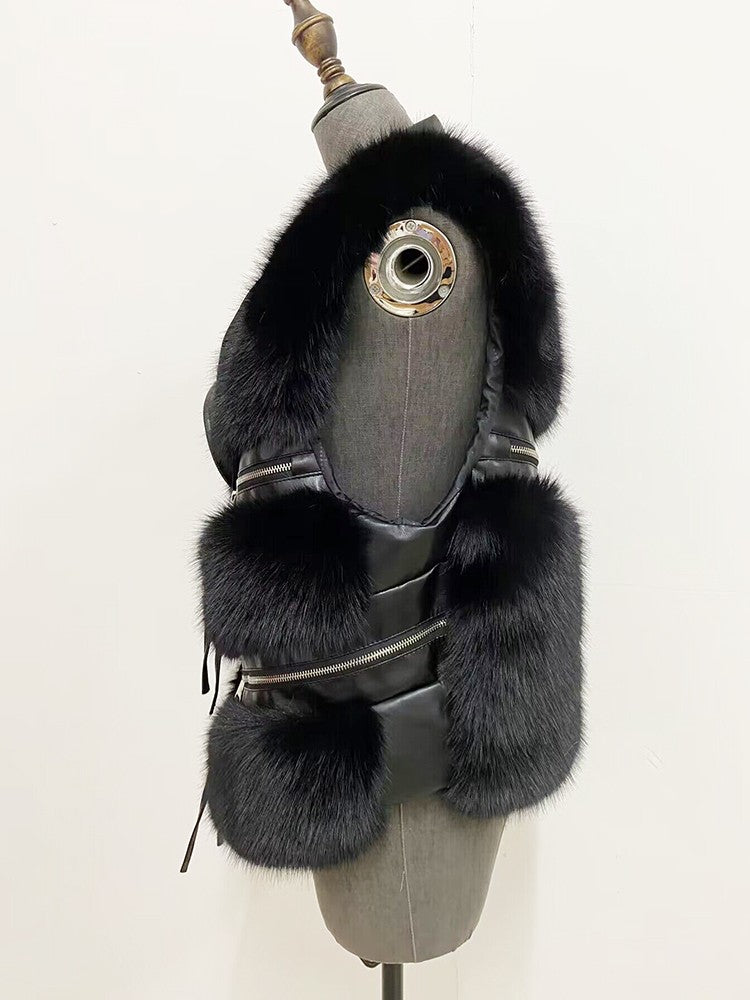 Gilet pelliccia rockzip