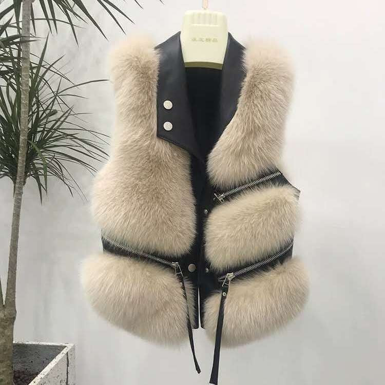 Gilet pelliccia rockzip