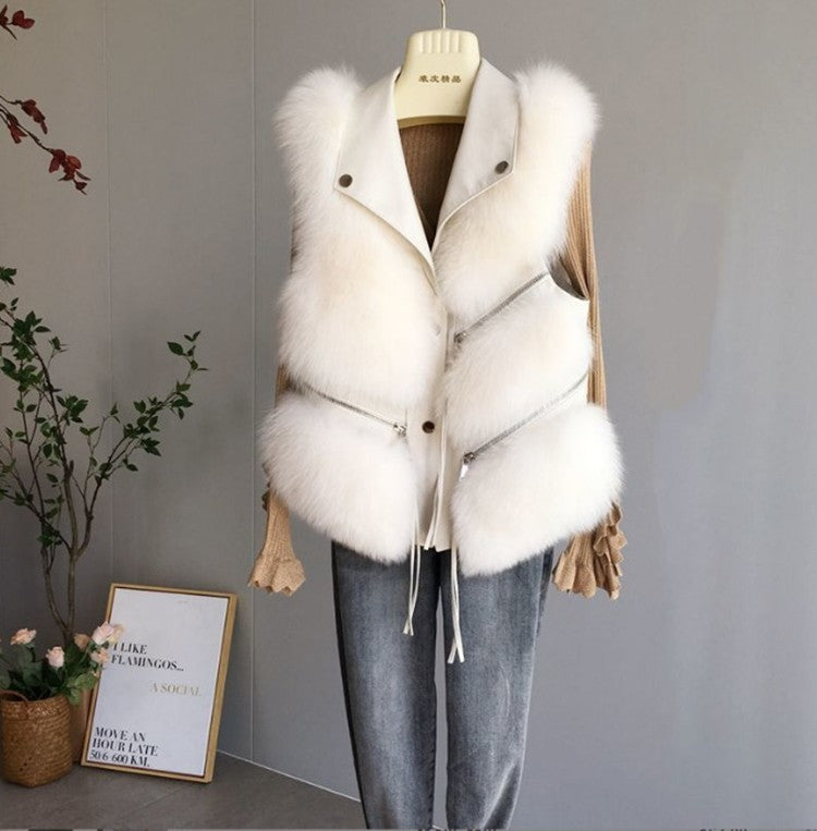Gilet pelliccia rockzip