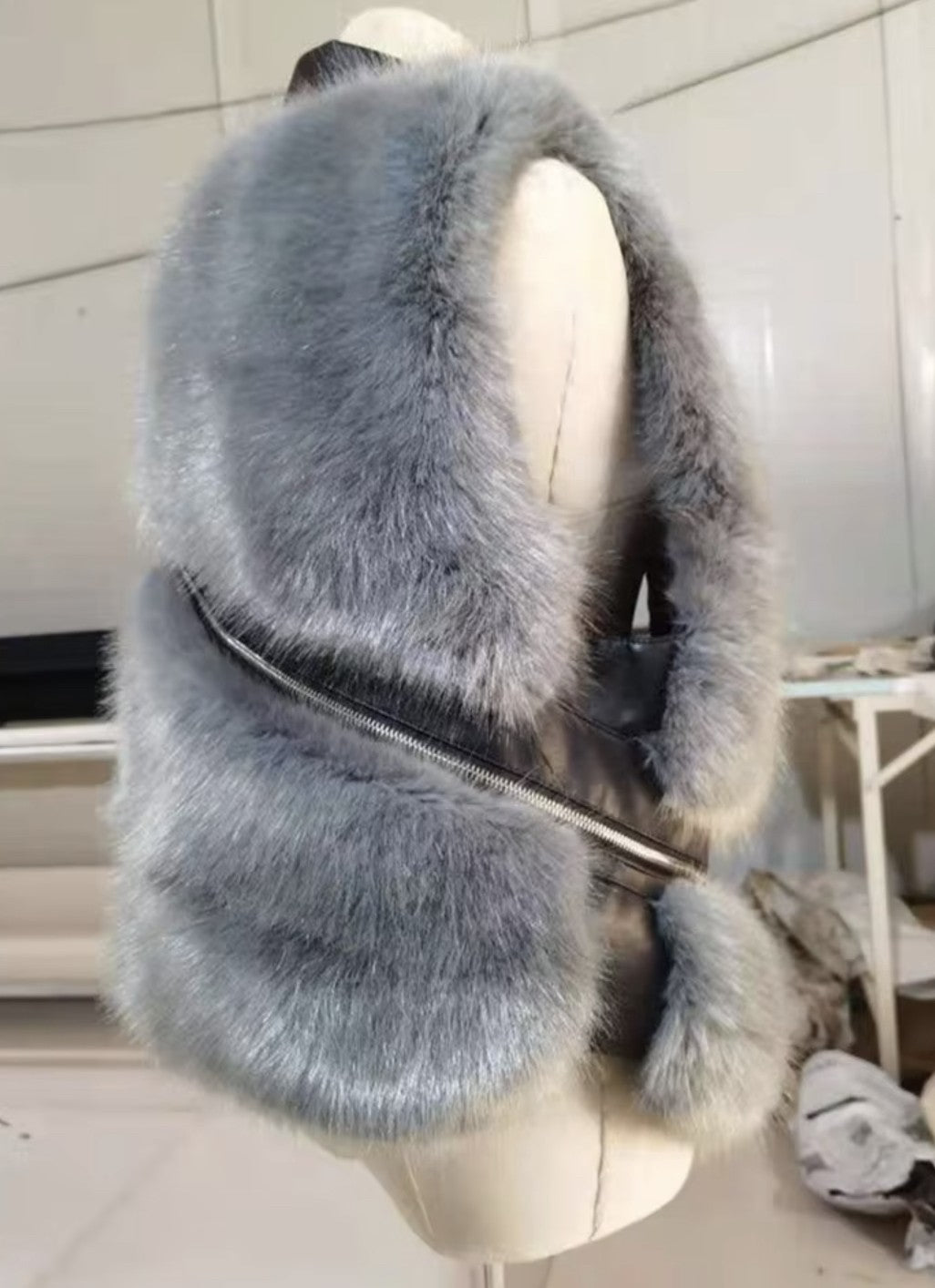 Gilet pelliccia rockzip