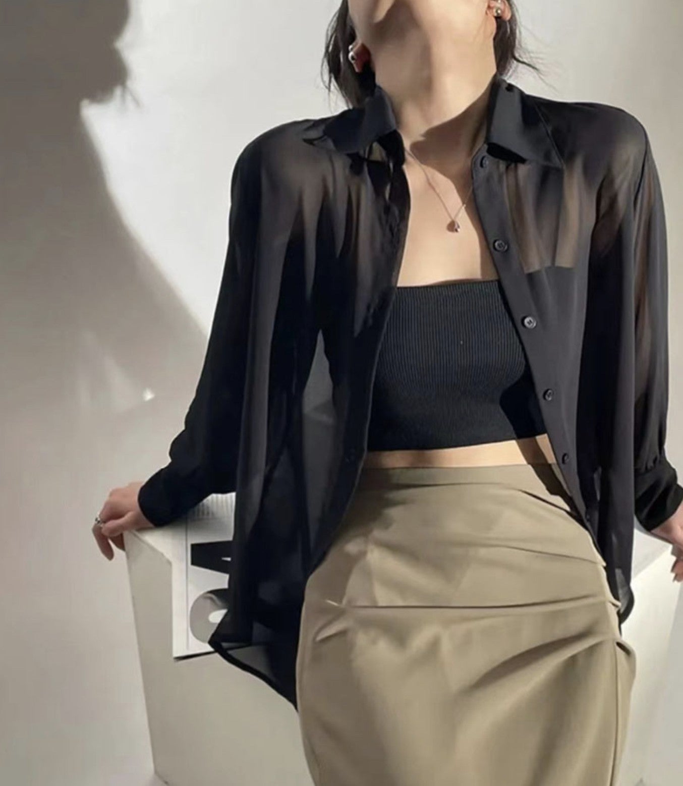 Camicia chiffon Yuliasa