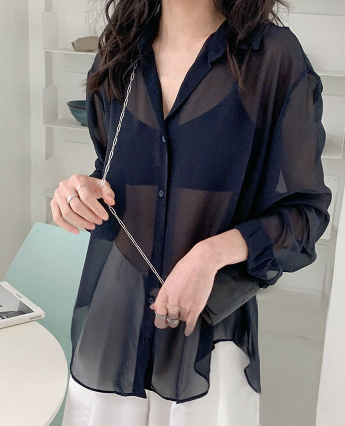 Camicia chiffon Yuliasa