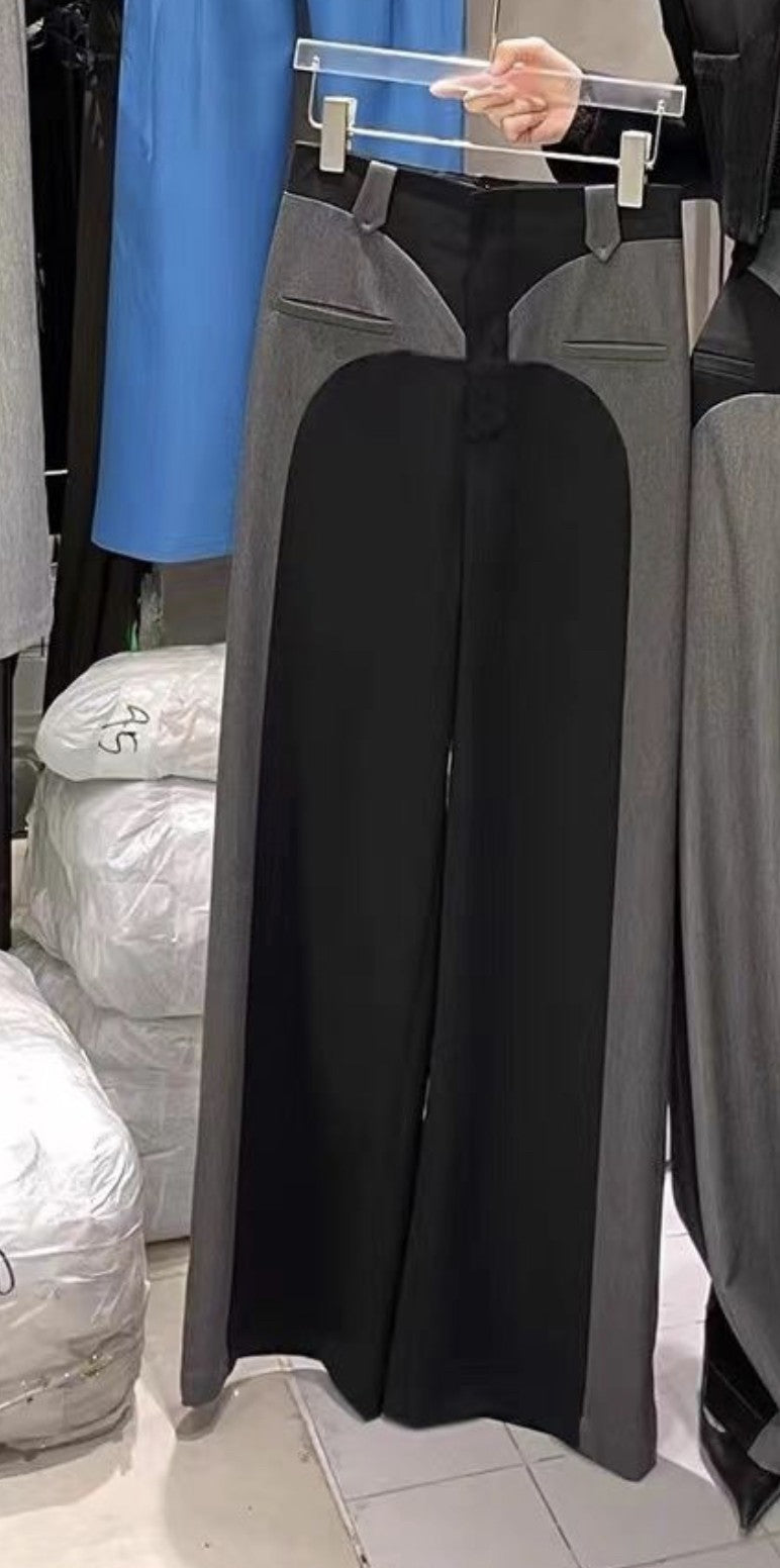 Pantaloni bicolor Thingh