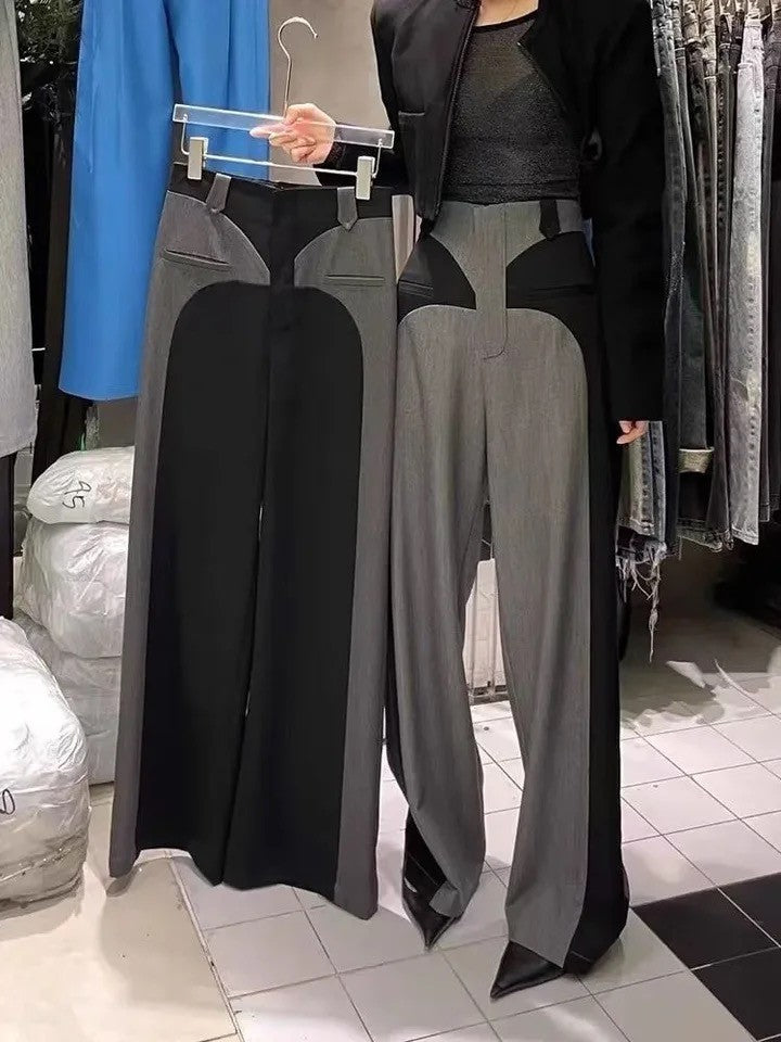 Pantaloni bicolor Thingh