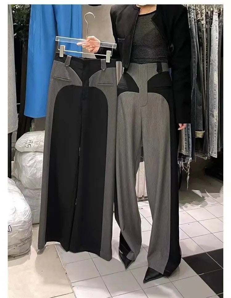 Pantaloni bicolor Thingh