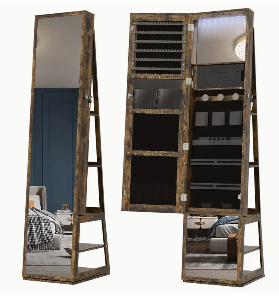 Specchio portagioie da terra