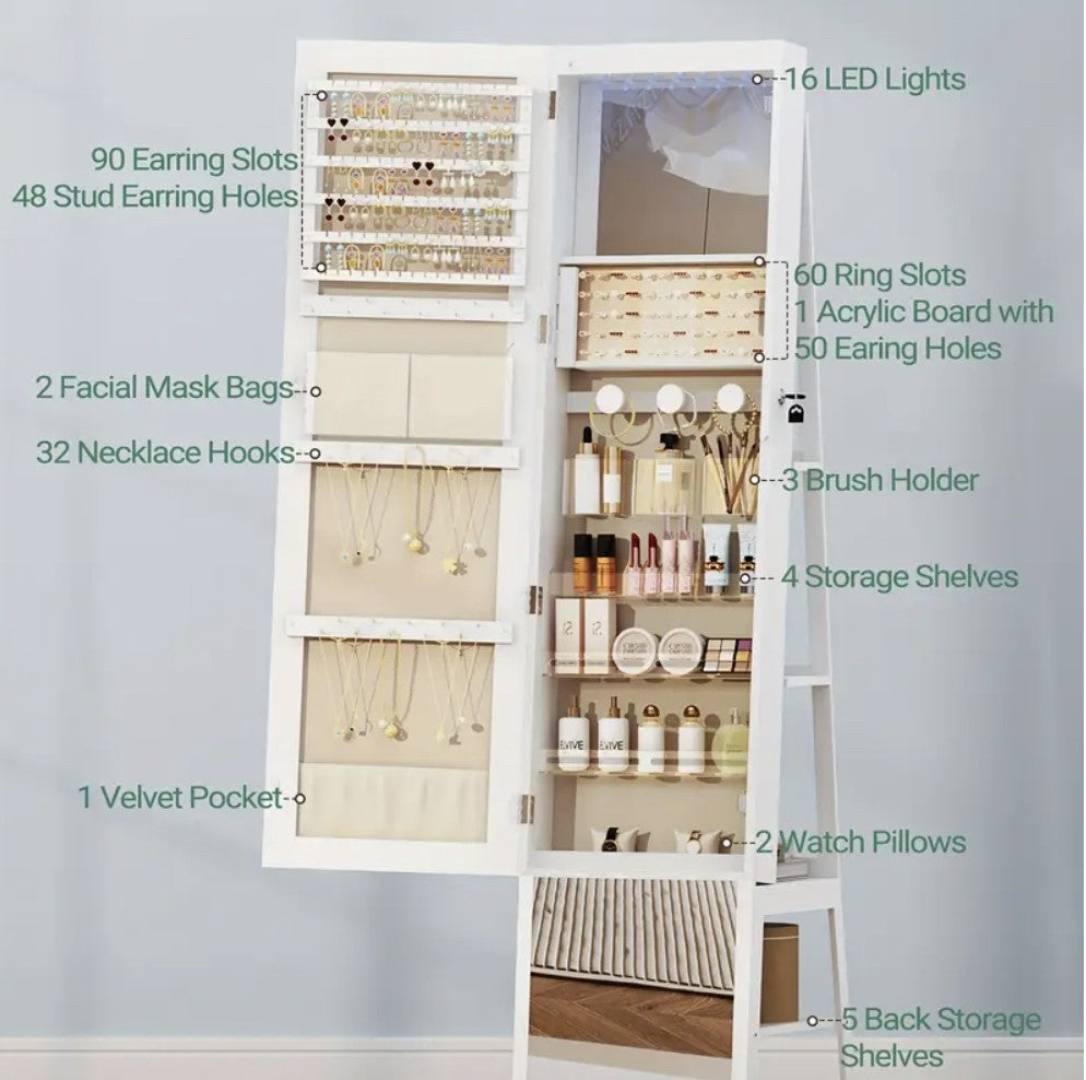 Specchio portagioie da terra