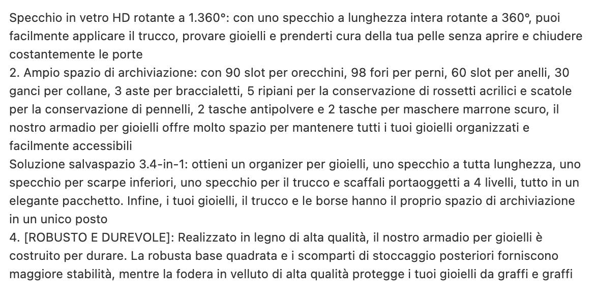 Specchio portagioie da terra