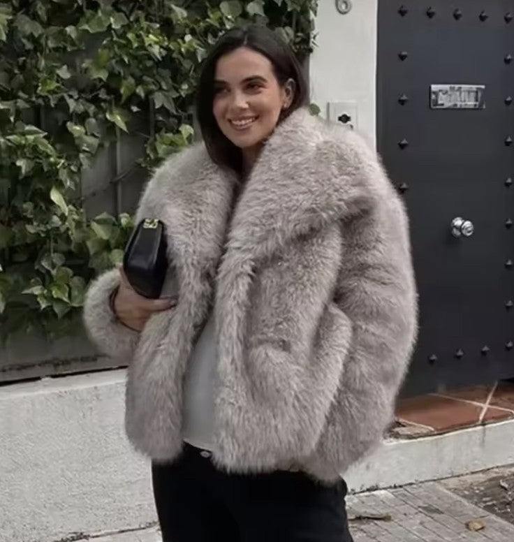 Giacca pelliccia Traf