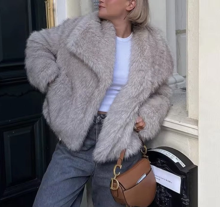 Giacca pelliccia Traf