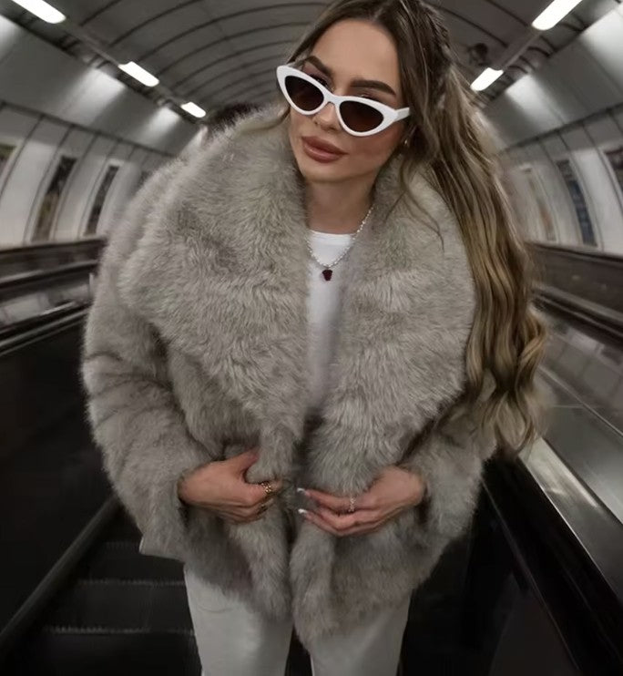 Giacca pelliccia Traf