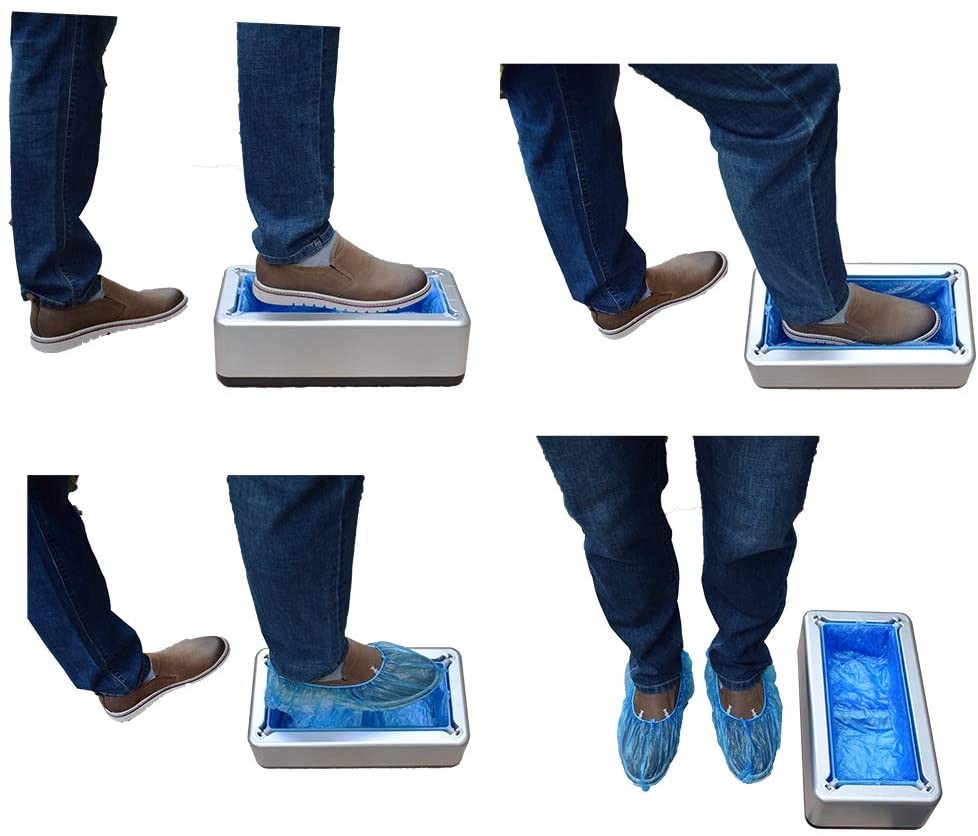 Dispenser automatico calzari copriscarpe