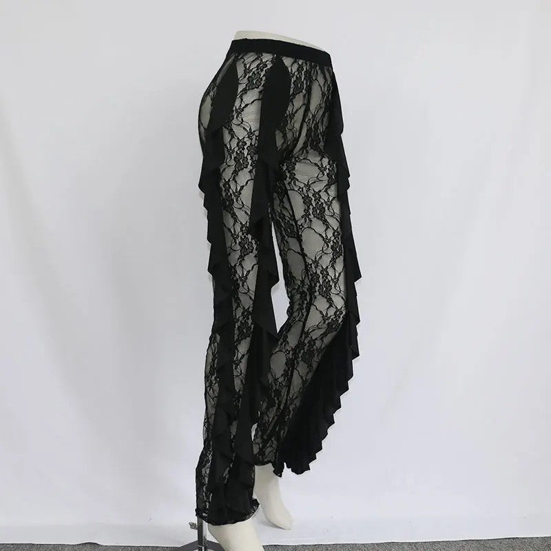Pants frufru lace