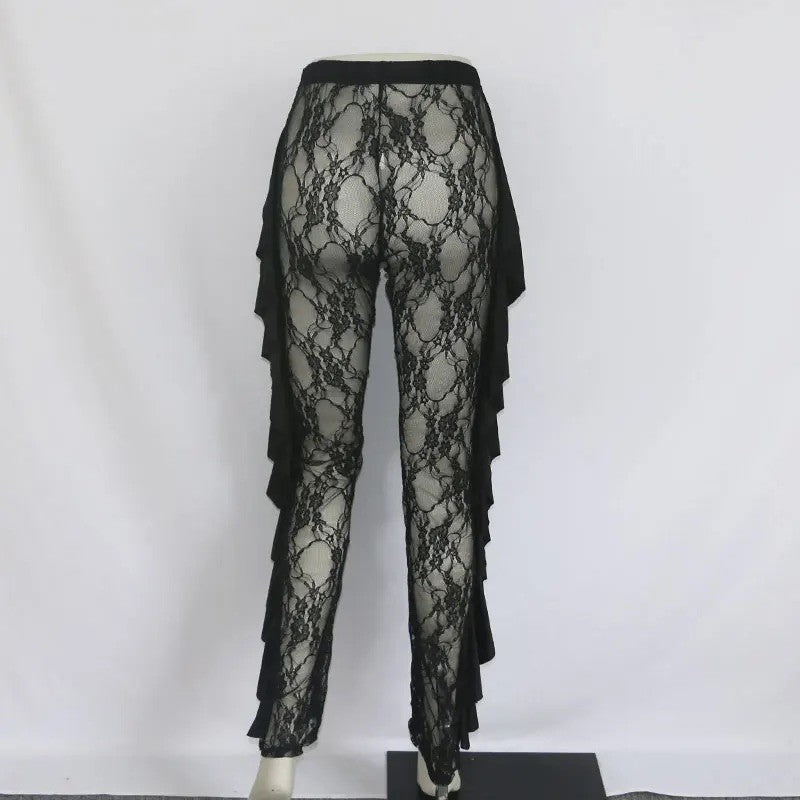 Pants frufru lace