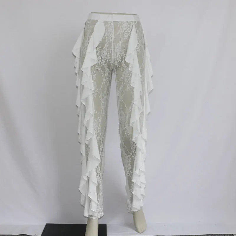 Pants frufru lace