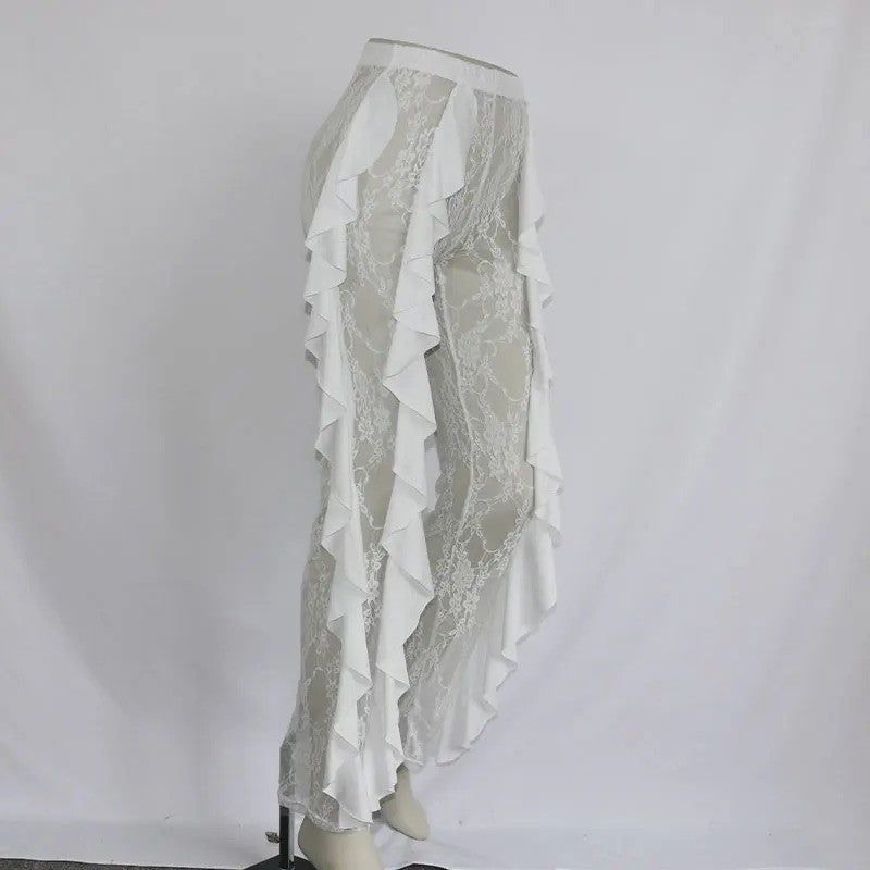 Pants frufru lace