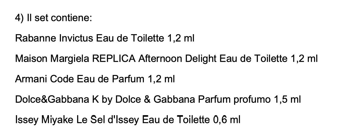 Set Miniature profumi