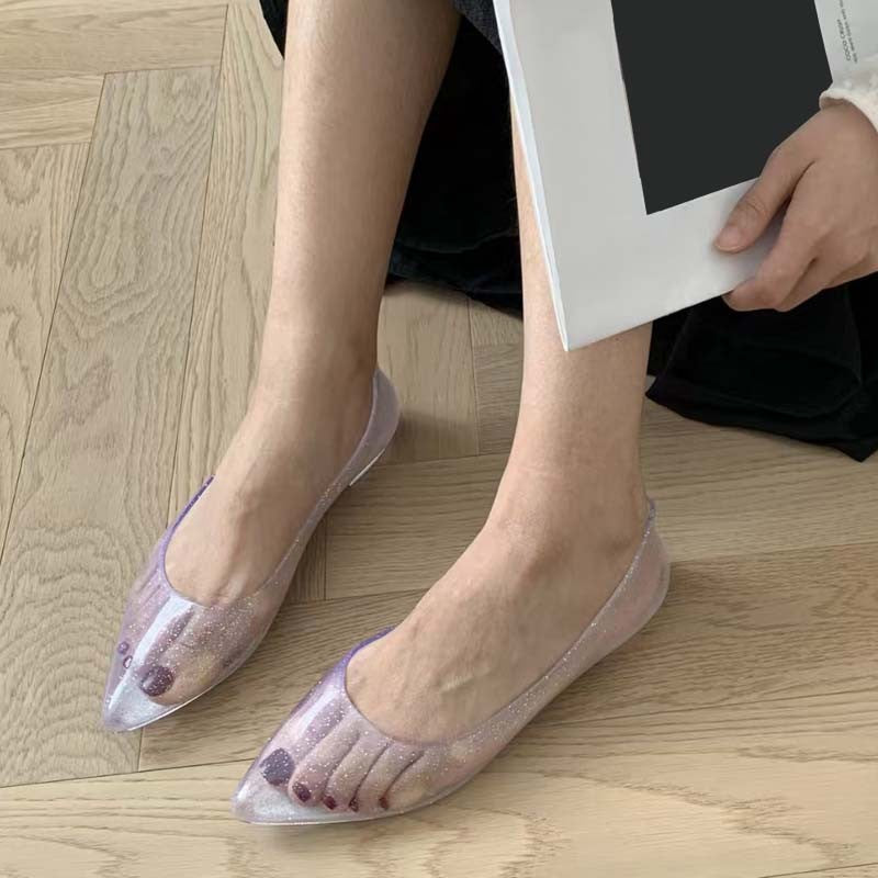 Ballerine trasparent gummy