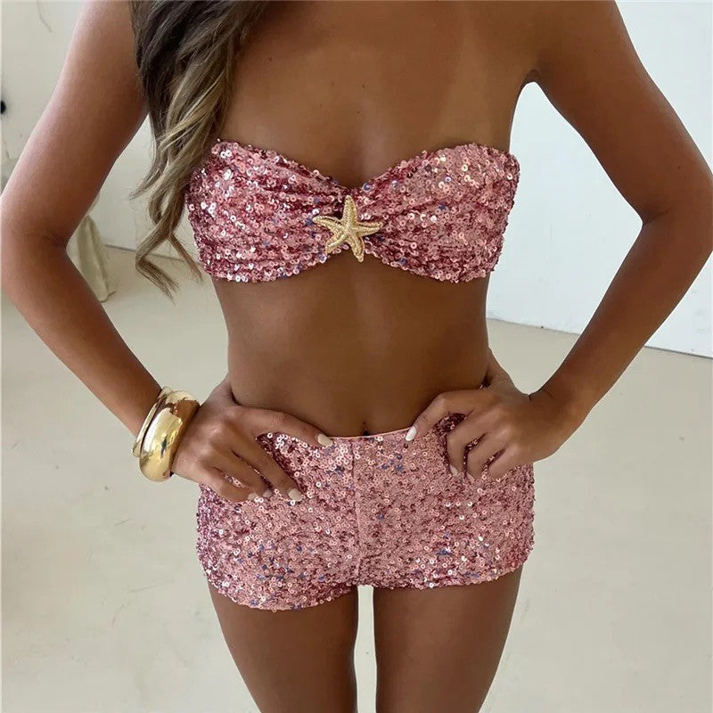 Completo pailettes Fariha