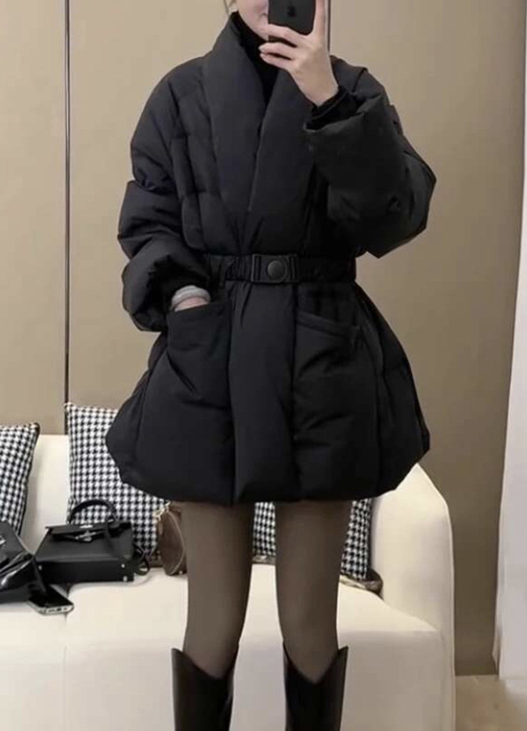 Piumino Tagy con cinta