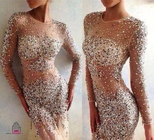Sparkly Dress Nude