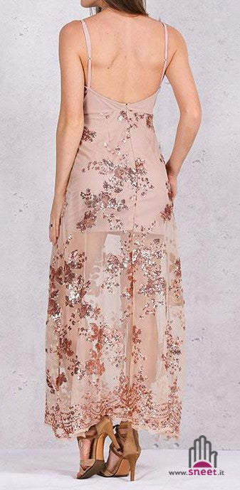 Sequinflow long dress