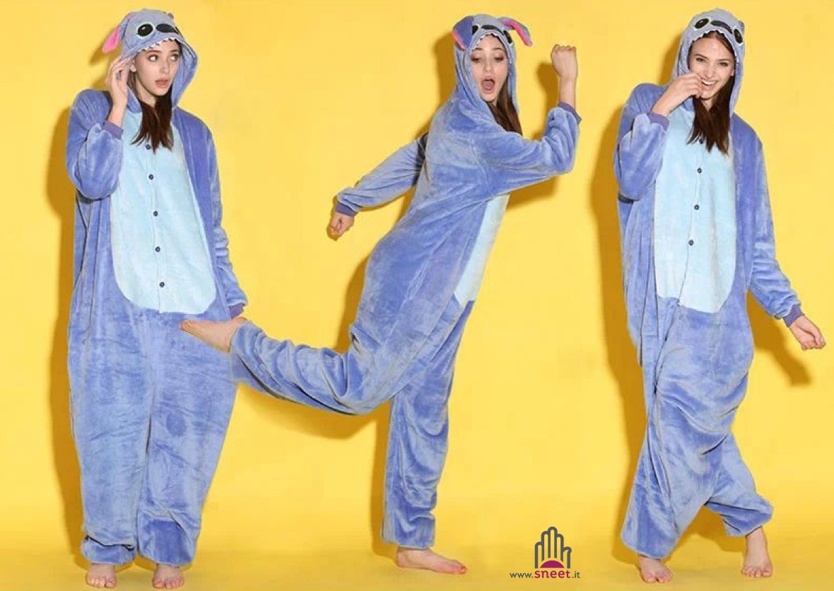 Pyjamas Stitch Blue