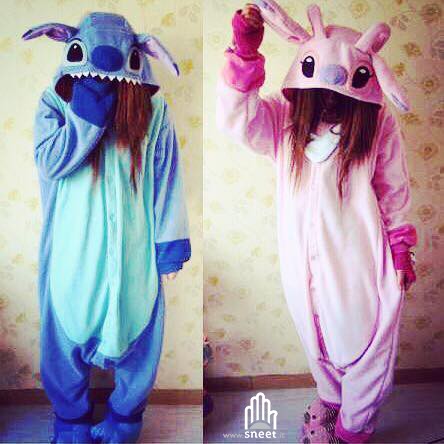 Pyjamas Stitch Blue