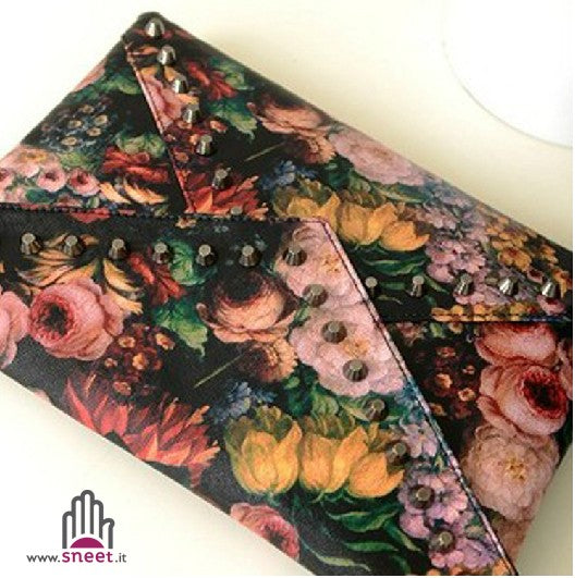 Pochette flower studs