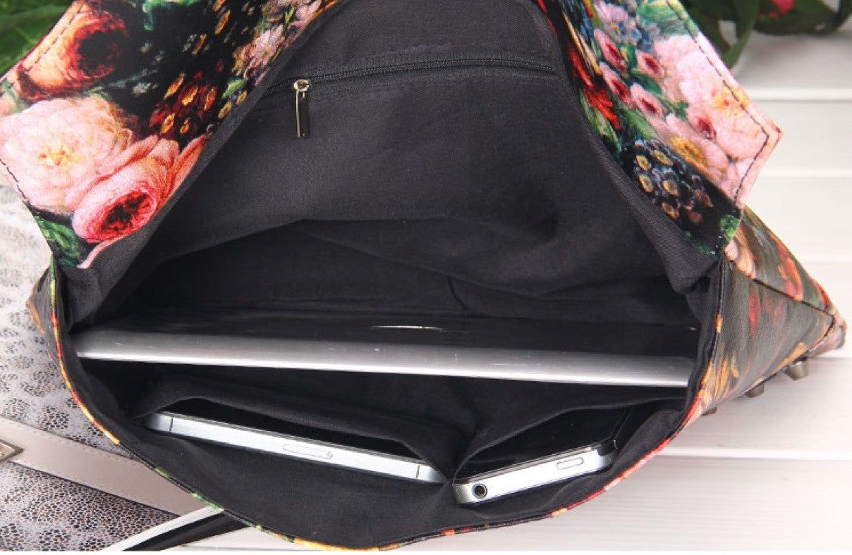 Pochette flower studs