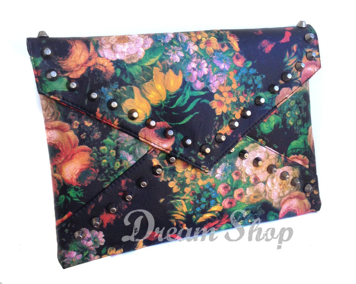 Pochette flower studs