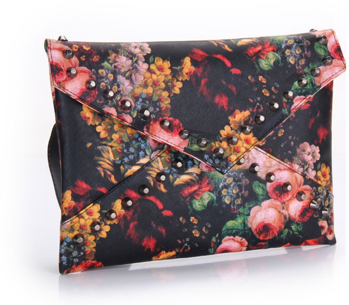 Pochette flower studs