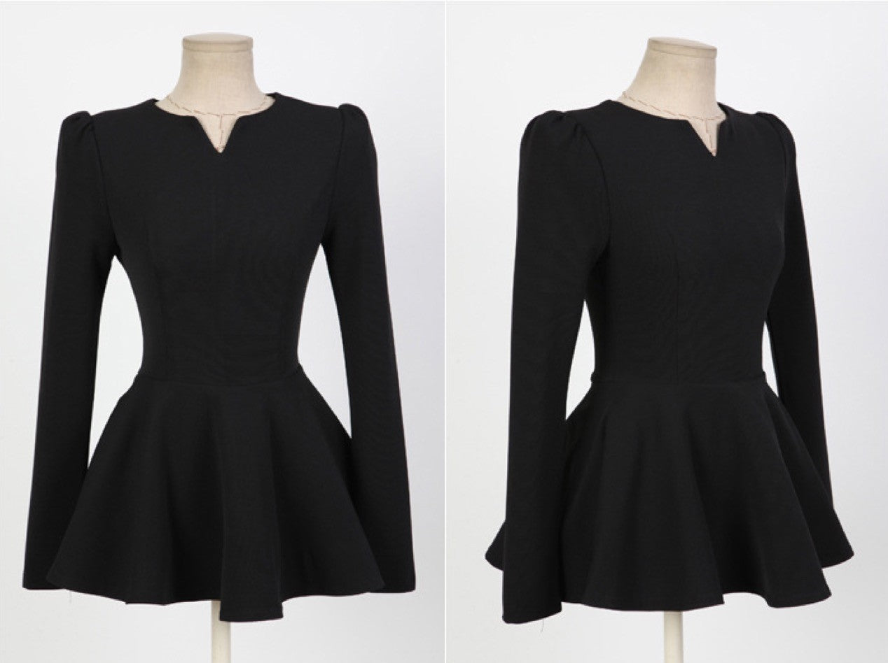 Peplum Top Sleeve