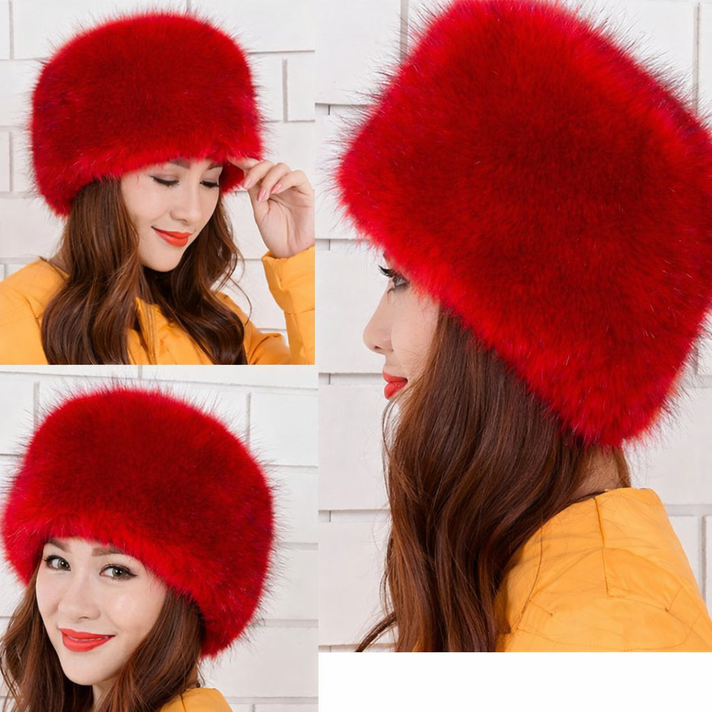 Colbacco Taya in ecopelliccia di alta qualità morbido e avvolgente