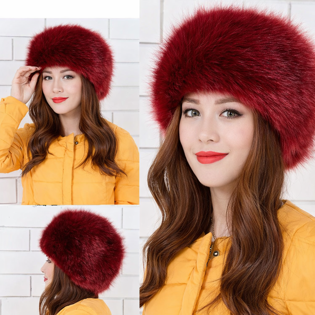 Colbacco Taya in ecopelliccia di alta qualità morbido e avvolgente