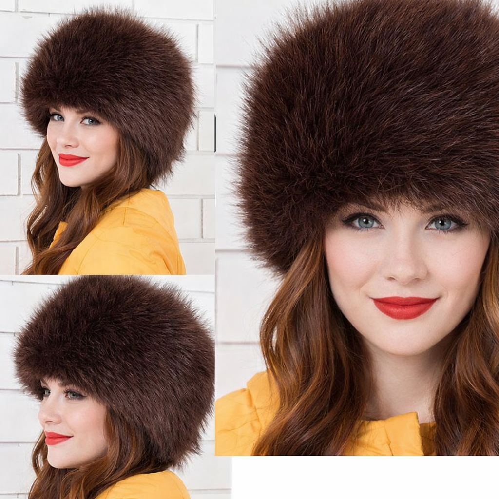 Colbacco Taya in ecopelliccia di alta qualità morbido e avvolgente