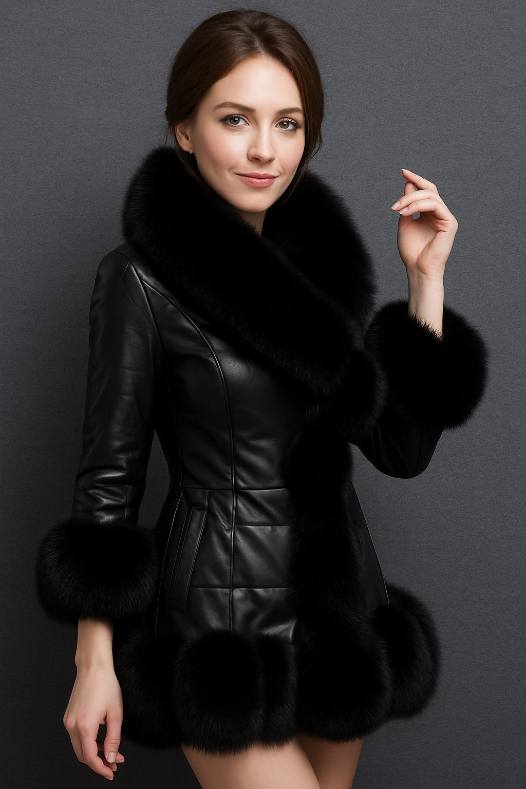 Lodge eco-leather jacket