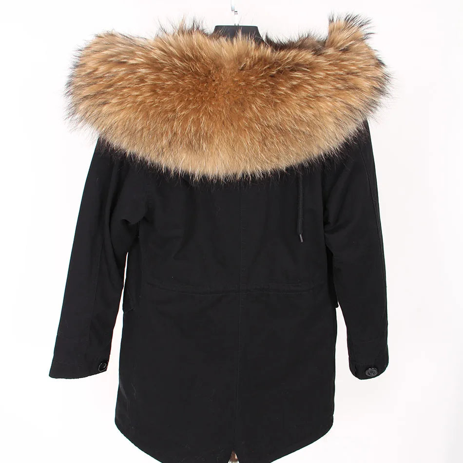 Black Real Parka