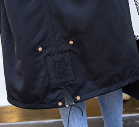 Black Real Parka