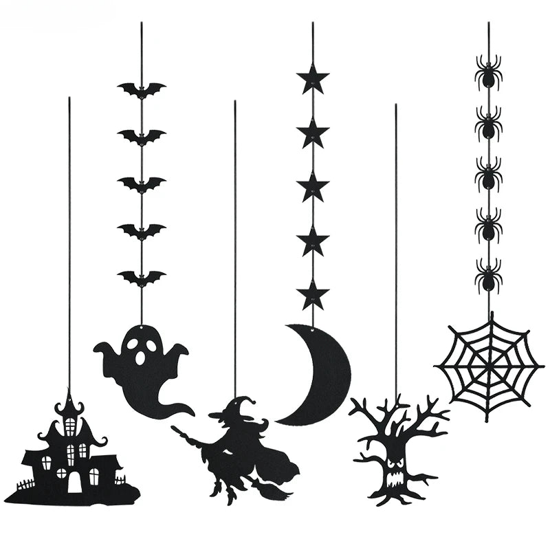 Ghirlande di carta Halloween fantasma strega ragnatela — Dream Shop