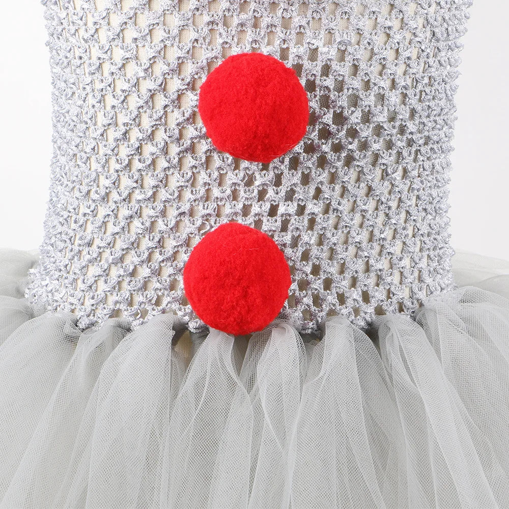 Costume clown bambina con accessori Halloween — Dream Shop