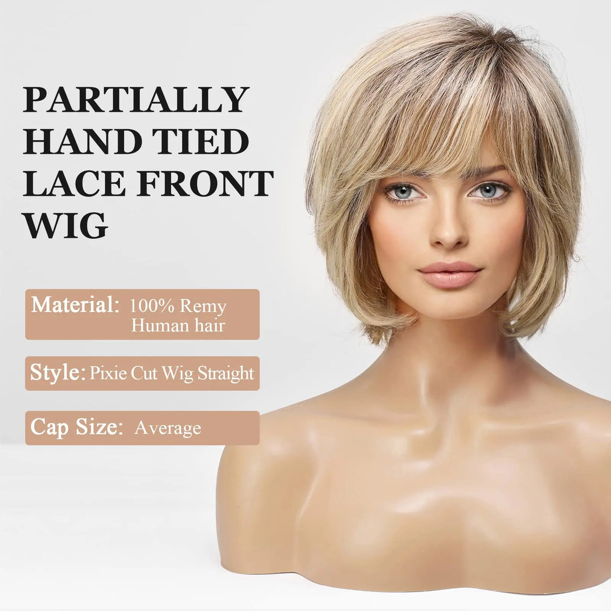 Peluca bob corto cabello Remy sedoso | Dream Shop