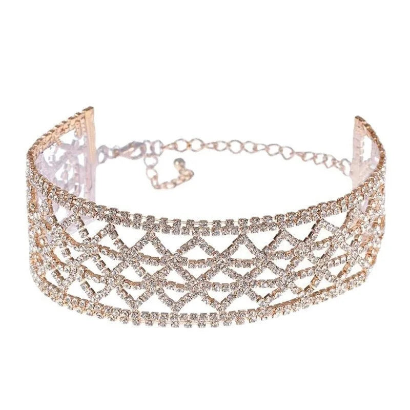 Collier strass Megaly