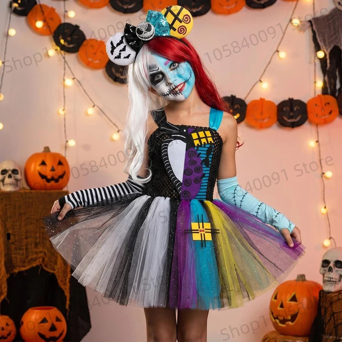 Costume bambola gotica con cuciture e toppe — Dream Shop