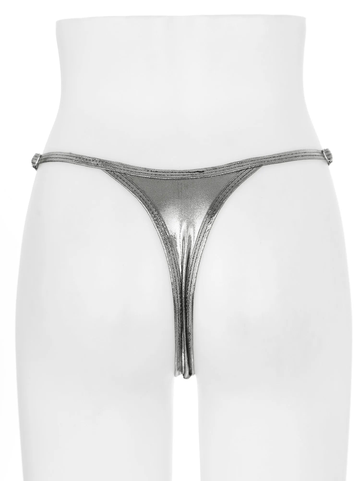 Slip micro bikini perizoma regolabile donna mare effetto minimal sexy